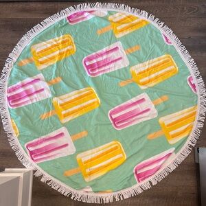 Moda 56” Round Beach Towel NWT